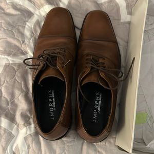 Brown dress shoes excellent condition from men’s warehouse